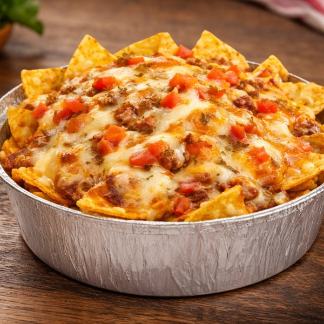 Nachos con chili con carne